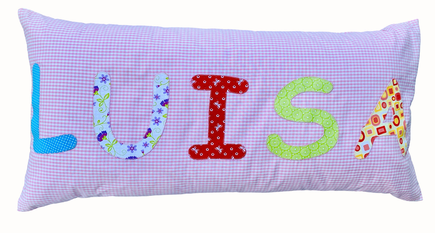 Buchstabenkissen
