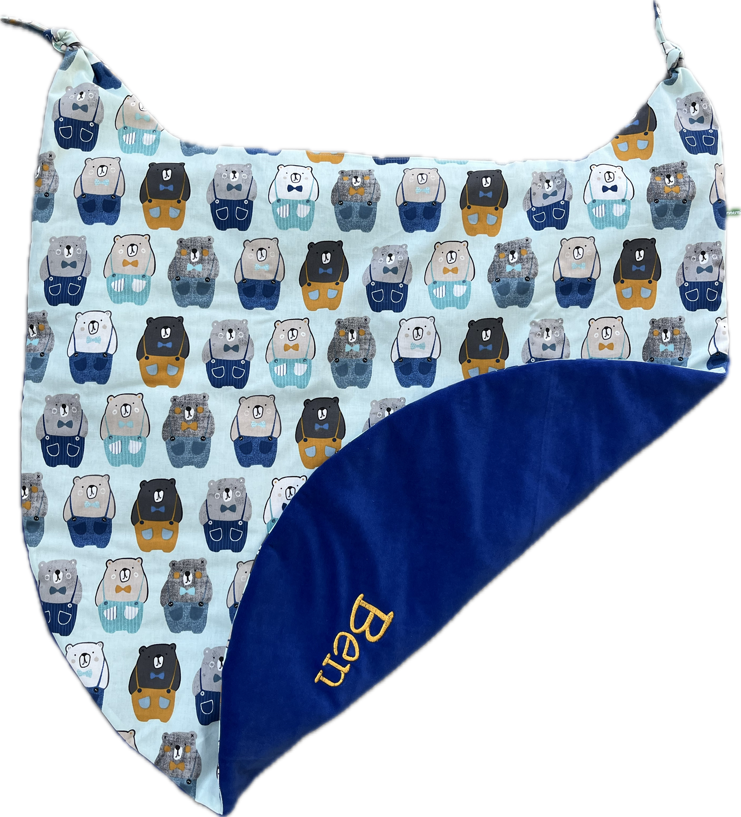 Schlummerdecke mit Zipfeln
